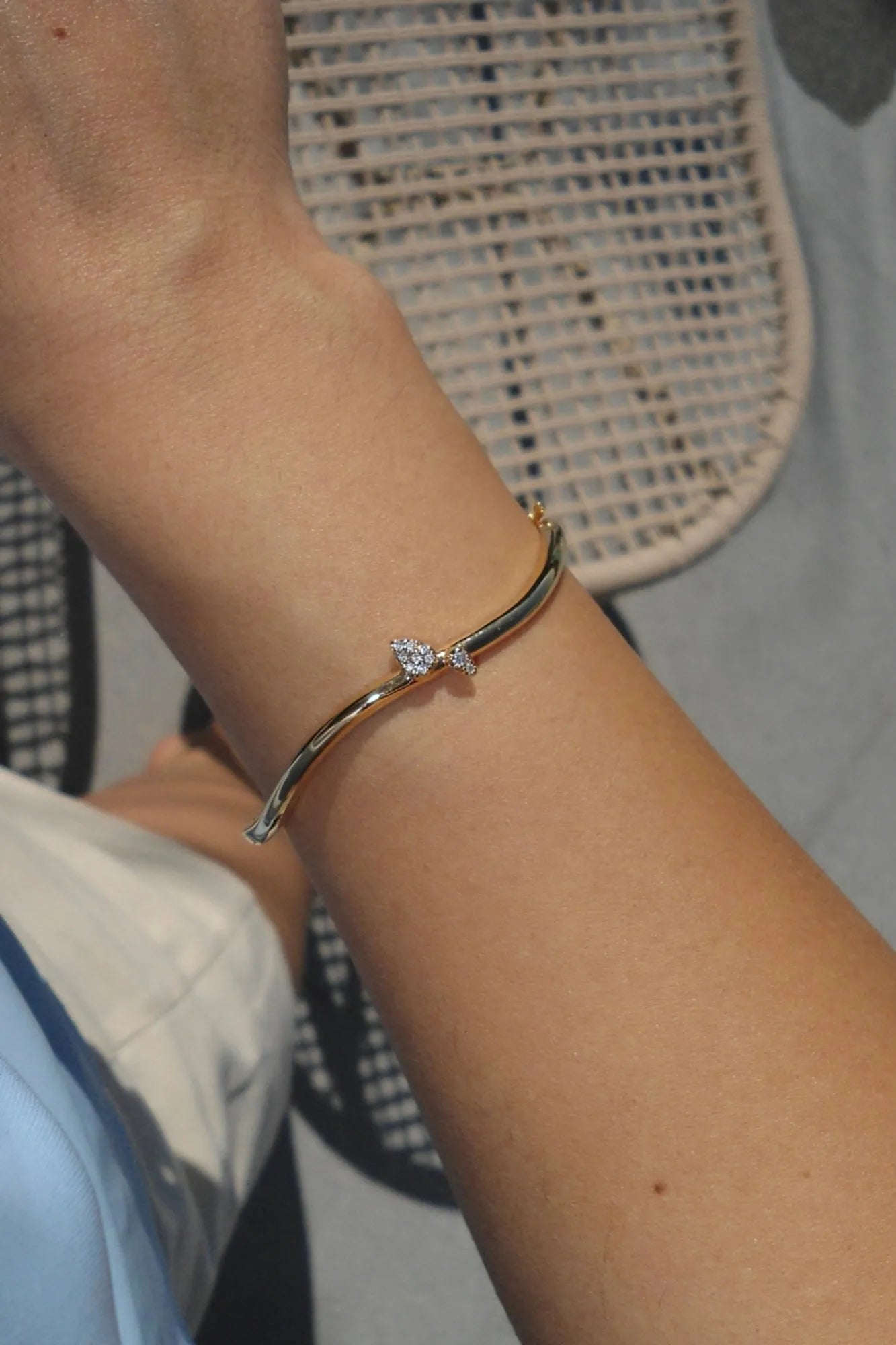 Bracelete Lívia - Banho de Ouro 18k
