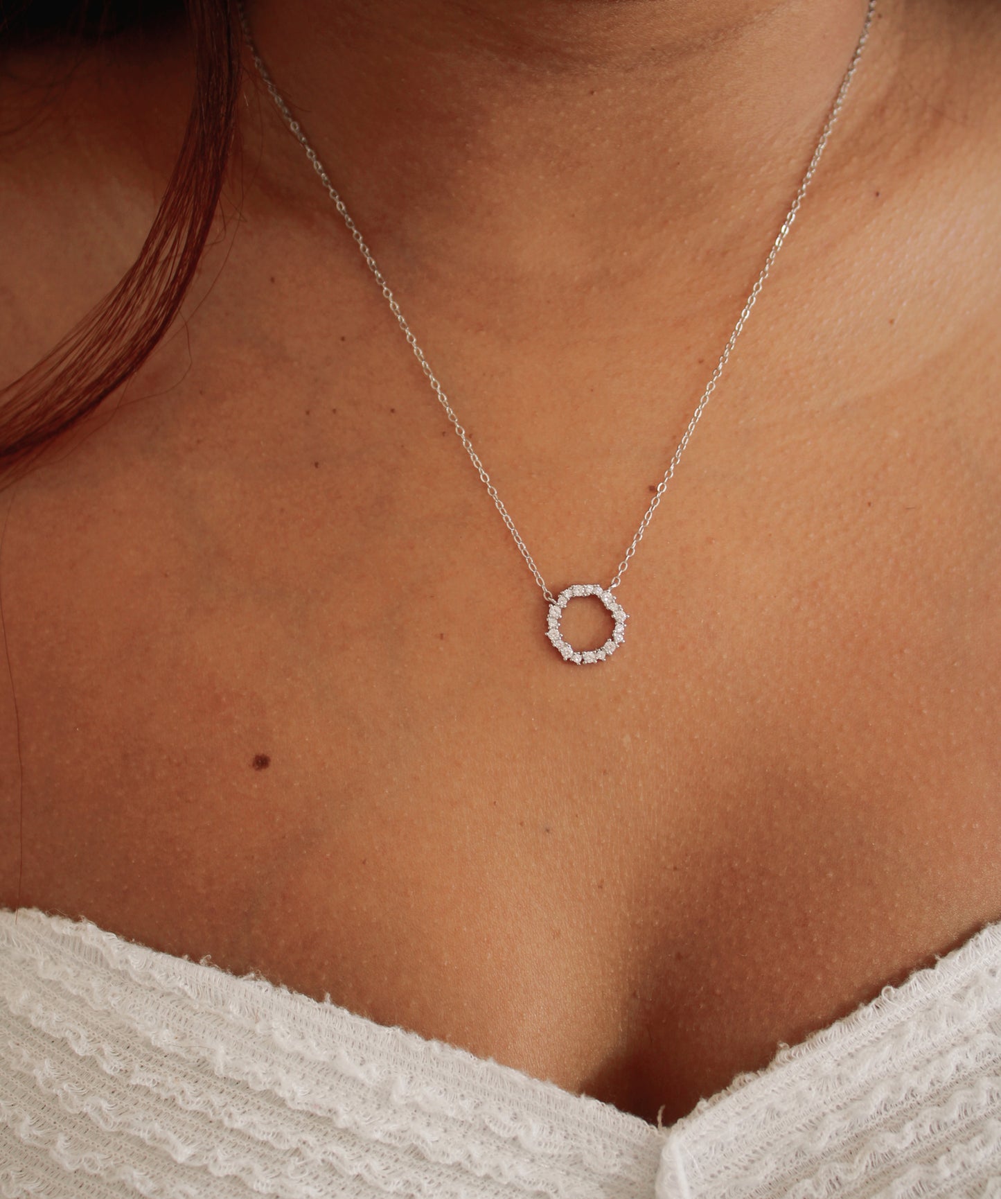 Colar Ciclo | Prata 925 com Banho de Ouro Branco 14k