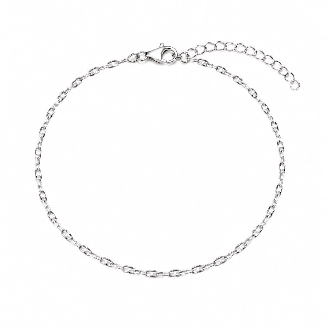 Pulseira Bronx | Prata 925 com banho de Platina