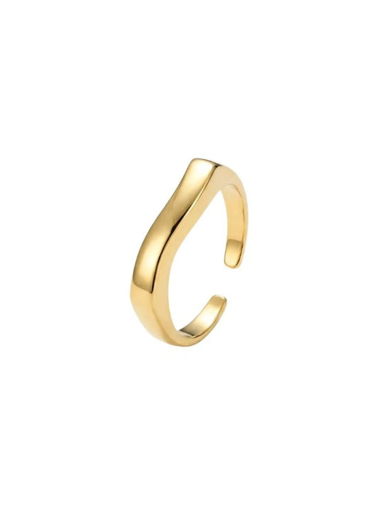 Anel Louise | Banhado a Ouro 18K