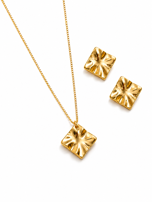 Conjunto Amélia | Banhado a Ouro 18K
