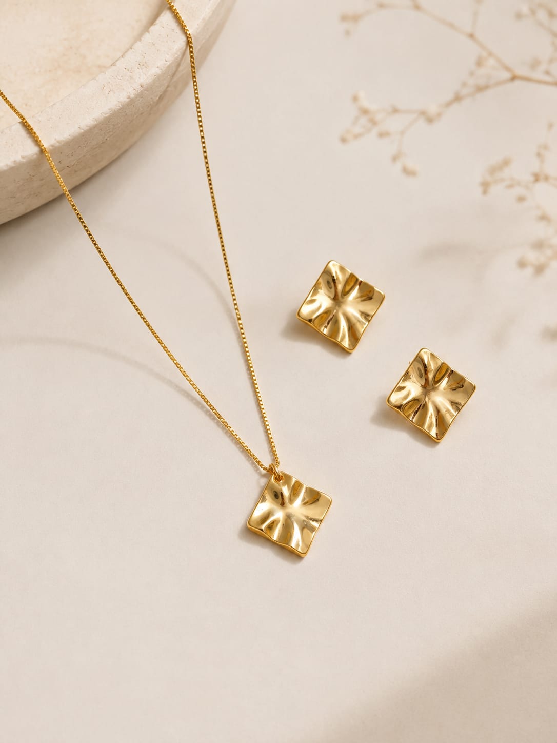 Conjunto Amélia | Banhado a Ouro 18K