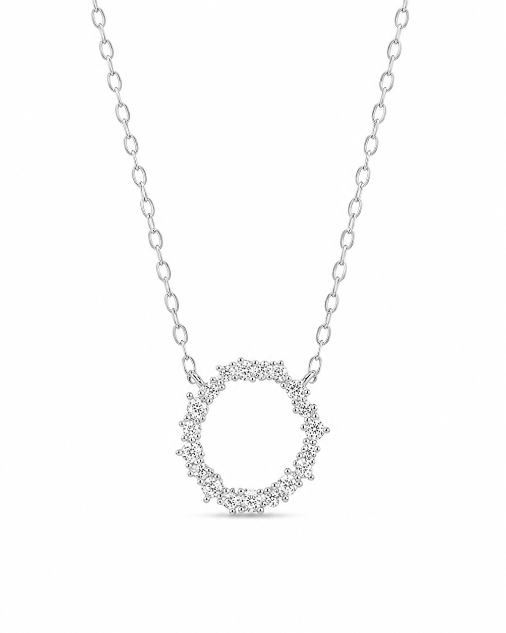 Colar Ciclo | Prata 925 com Banho de Ouro Branco 14k
